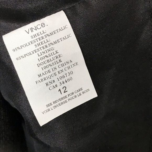 Vince. Sleeveless Shimmer Party Dress with Pockets - Picture 8 of 8